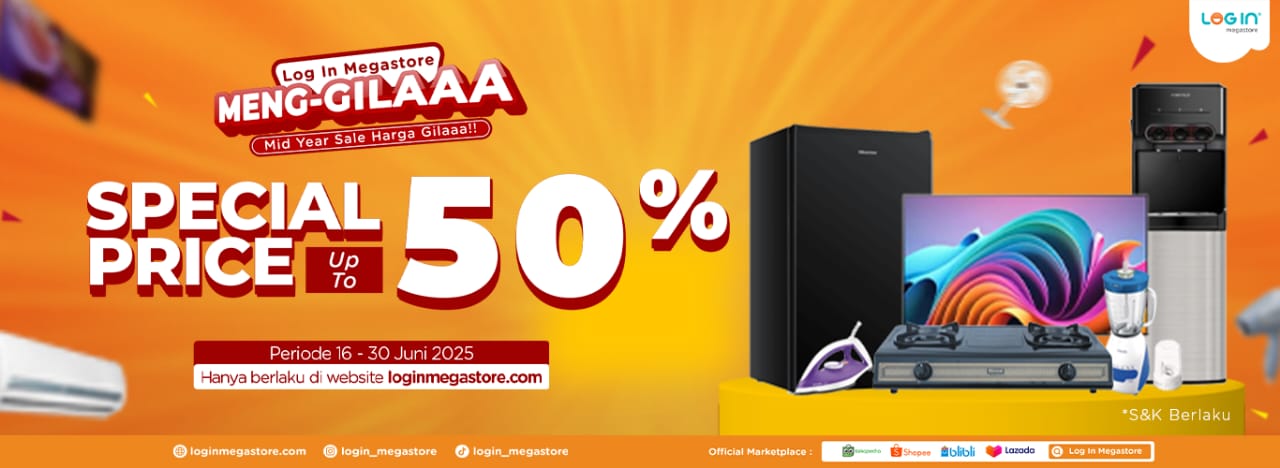 Promo PROMO KEJUTAN HARGA BANTING - Login Megastore